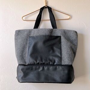 DSW Gray Tote with Shoe Storage